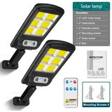  Set solarnih zidnih LED lampi IP65, 2 kom, daljinski Cene