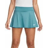 Nike NKCT DF VCTRY SKRT FLOUNCY Ženska suknja za tenis, tirkiz, veličina