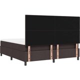 Box Spring Krevet s madracem Tamnosmeđa Super King Tkanina | shoptok.hr
