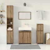  4-dijelni set kupaonskog namještaja käsityöläinen tammi | Eponuda.com