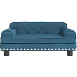  Dječja fotelja plava 70 x 45 x 30 cm baršunasta | shoptok.hr