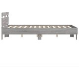  Okvir kreveta s uzglavljem i LED boja hrasta 120x190 cm | shoptok.hr