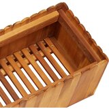 Vrtna posuda za sadnju od masivnog bagremovog drva 150x30x25 cm | shoptok.hr