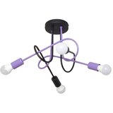  plafonski luster oxford 4xE27/15W/230V crna/ljubičasta | Eponuda.com