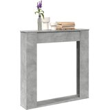 Okvir za kamin boja betona 100x20x100 cm od konstruiranog drva | shoptok.hr