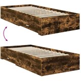  Konstrukcija postelje Dimljeni oreh 90 x 190 cm Konstruiran les, (5000102588) | Shoptok.si