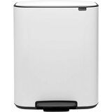 Brabantia Bijela željezna kanta za smeće za odvojeni otpad/s pedalom 60 l Bo – Cijene