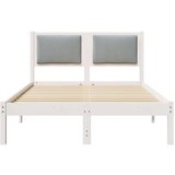 vidaXL Krevetna konstrukcija s uzglavljem Svijetlo siva 120 x 190 cm | shoptok.hr