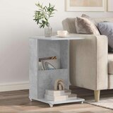  Stranska miza Betonsko siva 40 x 35 x 60 cm Konstruiran les, (5000201914) | Shoptok.si