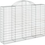  Lučne gabionske košare 5 kom 200x30x40/60 cm pocinčano željezo | shoptok.hr
