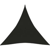 vidaXL Senčno jadro 160 g/m² črno 6x6x6 m HDPE, (20965824) | Shoptok.si