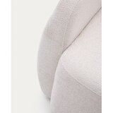 Kave Home Kremno bela raztegljiva sedežna garnitura iz šenilje 225 cm Laira – | Shoptok.si