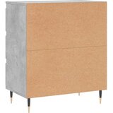  Komoda siva boja betona 60x35x70 cm od konstruiranog drva | shoptok.hr