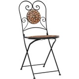 vidaXL Bistro set s mozaikom boja cigle od željeza i keramike | shoptok.hr