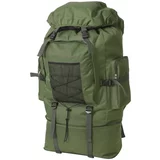 vidaXL ruksak XXL 100 L Vojni stil Zelena boja