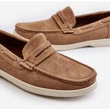 EVENTO Men's Moccasins in Faux Suede Beige Rivanell | Shoptok.si