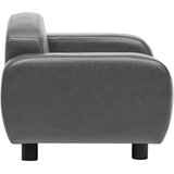 SOFA za pse siva 80 x 50 x 40 cm od umjetne kože | shoptok.hr