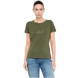 Liu Jo maslinasta pamučna ženska majica Cene