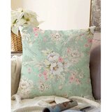 Minimalist Cushion Covers Zelena prevleka za vzglavnik iz mešanice bombaža Blossom, 55 x 55 cm Cene