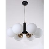Squid Lighting Crna viseća svjetiljka sa staklenim sjenilom ø 56 cm Daisy – Cijene