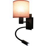 Brilagi LED fleksibilna lampa BOBO 1xE27/25W/230V + LED/3W crna/ružičasta | Eponuda.com