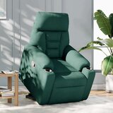  Naslonjač na podizanje od tkanine tamnozeleni | shoptok.hr