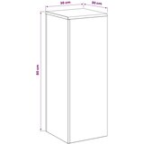  Stalak za biljke 2 pcs Rđa 30 x 30 x 80 cm Otporni čelik - Otporni čelik 2x (30 x 30 x 80 cm) | shoptok.hr