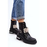Boto Lined Women's Work Boots Decorated Black Venizi | ePonuda.com