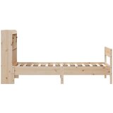  Krevet s regalom za knjige bez madraca 90x200 cm od borovine | shoptok.hr