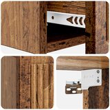 Stolna montirana na zid Staro drvo 59 x 34,5 x 17 cm | shoptok.hr