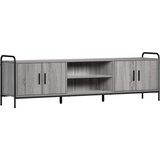  TV ormar 167,5 x 33 x 50 cm Siva Sonoma Konstruirano drvo Slike