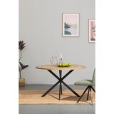 MID.YOU Jedilna miza , črna, barve hrasta | Shoptok.si