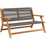  Vrtni namještaj Siva 122 x 76 x 73 cm Čvrsto drvo akacije | shoptok.hr