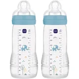 Easy Active™ Baby Bottle steklenička za otroke 4m+ Blue 2x330 ml
