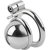 Fetish collection - mini kletka za penis s 3 zamenljivimi obročki za modo (srebrna) Cene