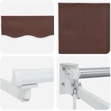  Povlačivi tende Smeđa 3,5 x 2 m 100% Poliester i Aluminij | shoptok.hr