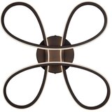 Tri O črna led stropna svetilka 40x40 cm fly – | Shoptok.si