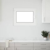 vidaXL kletno okno "risor" 80x70 cm vrtljivo-nagibno din levo belo Cene