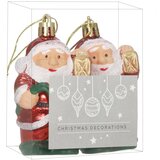  Božićni ukrasi Djed Božićnjak 8 cm – set 2 komada | shoptok.hr