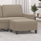 The Living Store Stolček za noge taupe 70x55x41 cm tkanina iz mikrovlaken - Stolček Za Noge, (21482175) | Shoptok.si