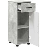 vidaXL Kopalniška omarica s predalom Betonsko siva 30 x 35 x 80 cm | Shoptok.si