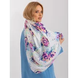 Fashion Hunters White women's scarf with print