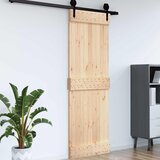  Vrata NARVIK Prirodna 85 x 210 cm Čvrsta borovina | shoptok.hr