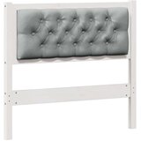  Uzglavlje Ostalo Bijela i svijetlosiva 90 cm Masivna borovina | shoptok.hr