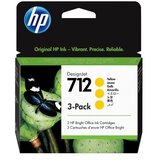 HP 712, 3-kosno pakiranje črnilnih kartuš, 29 ml, rumene, za tiskalnike DesignJet Cene