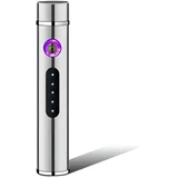 Električni upaljač s USB punjenjem RO-25705 - Srebrna