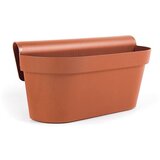 BLUMAX plastična žardinjera Melrose Esprit (Vanjska dimenzija (D x Š x V): 50 x 20 x 20 cm, Plastika, Terakota) | shoptok.hr
