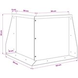  Zid za zadržavanje 2 kom. 50 x 50 x 30 cm Čelik Crna | shoptok.hr