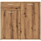 vidaXL Sideboard artisian hrast 80x36x75 cm konstruiran les | Shoptok.si