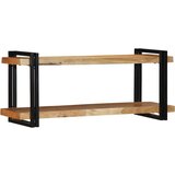 Maison Chic Stenska polica - Viseča Polica 110x33x45 cm Masivni les Akacija, (21793543) Cene